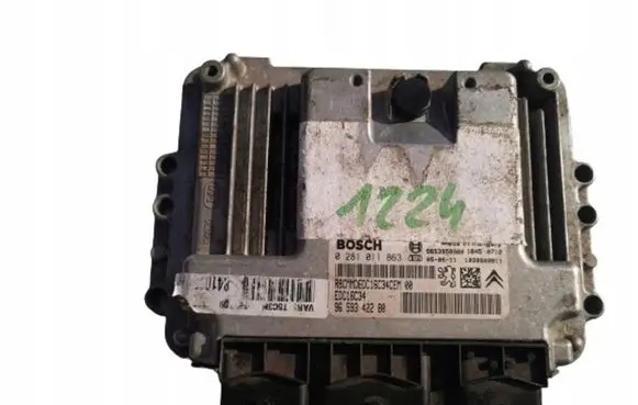 Peugeot 307 Engine ECU kit and lock set 0281011863 0281011863 9653958980 9659342280