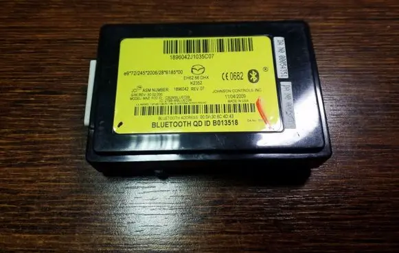 Mazda CX-7 Bluetooth control unit module EH6266DHX 1896042REV07 K2352