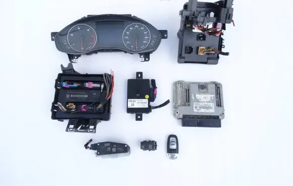Audi A6 S6 C7 4G Engine ECU kit and lock set 03L906018LB 0281017945 4H0907063BH