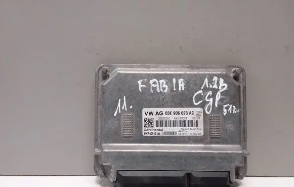 Skoda Fabia Mk2 (5J) Engine control unit/module 03E906023AC 5WP40912