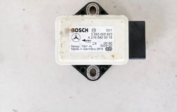 Mercedes-Benz E W211 ESP acceleration yaw rate sensor 0265005623 a2165420018