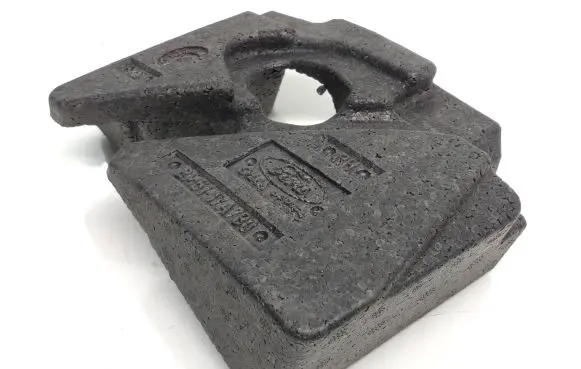 Front bumper foam support bar