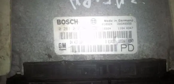 Opel Zafira A Engine control unit/module 0281010268 24417169