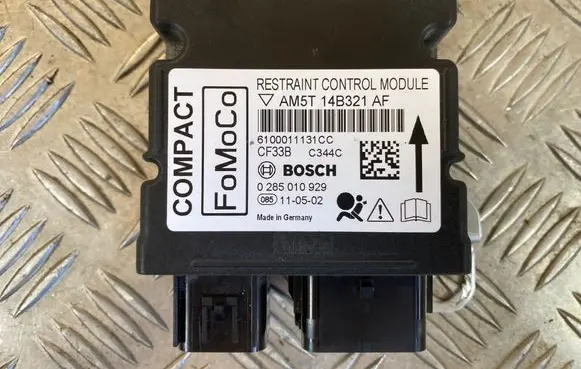 Ford C-MAX II Airbag control unit/module AM5T14B321AF 0285010929 6100011131CC