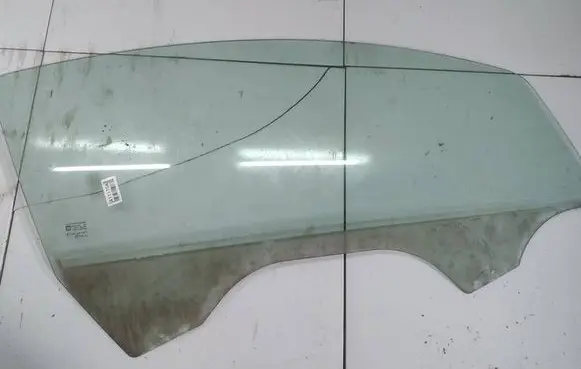 Opel Corsa D Front door window glass four-door AS2