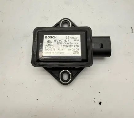 Audi A6 S6 C6 4F ESP acceleration yaw rate sensor 4F0907637 5004678 0265005278