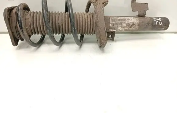Front shock absorber with coil spring