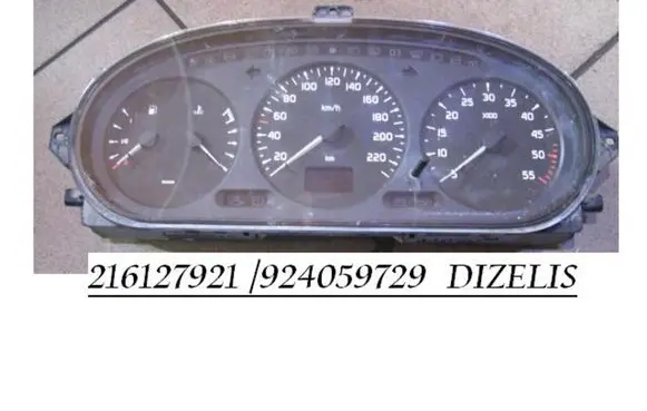 Renault Scenic I Speedometer (instrument cluster) 216127921 924059729