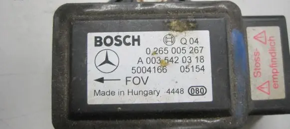 Mercedes-Benz E W211 ESP acceleration yaw rate sensor A0035420318
