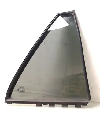 Rear vent window glass