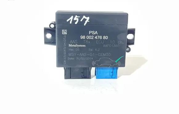 Peugeot 3008 I Parking PDC control unit/module 9800247680