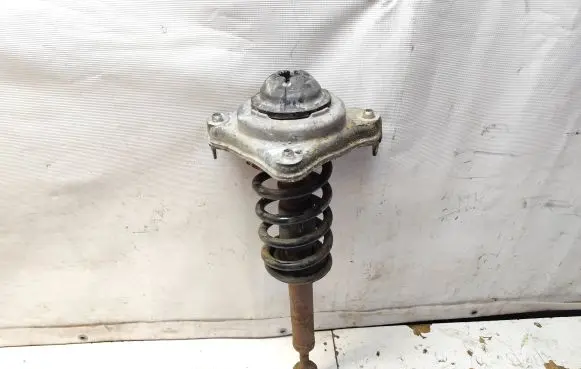 Front shock absorber with coil spring