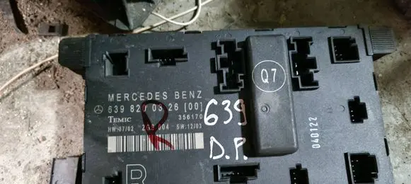 Mercedes-Benz Vito Viano W639 Engine control unit/module 6398200326
