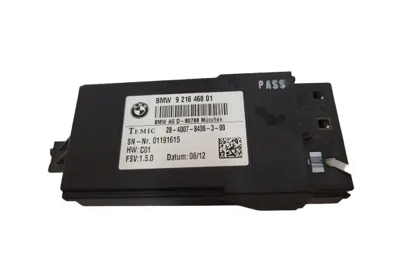 BMW 5 F10 F11 Seat heating relay 9216468 921646801