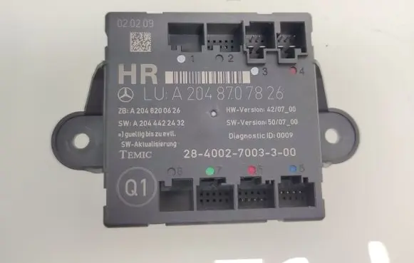 Mercedes-Benz C W204 Door control unit/module A2048707826