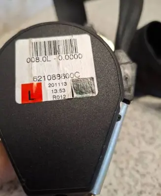 Dacia Sandero II Front seatbelt 0080L00000 621088600C 4276BJJ436