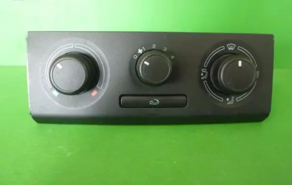 Skoda Roomster (5J) Climate control unit 5J0819045 Y122