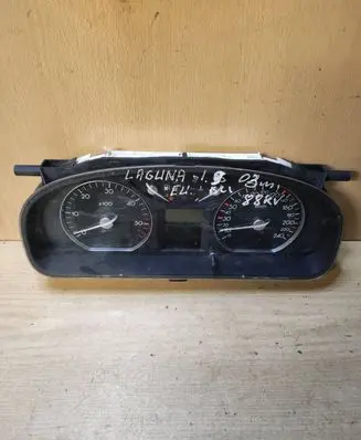 Renault Laguna II Speedometer (instrument cluster) 04504522 04855101 6W0JULD3