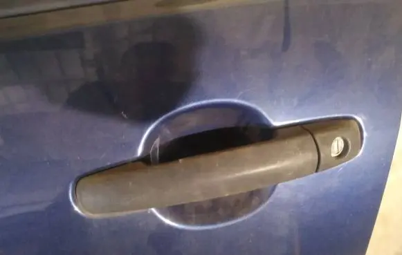 Opel Agila B Front door exterior handle