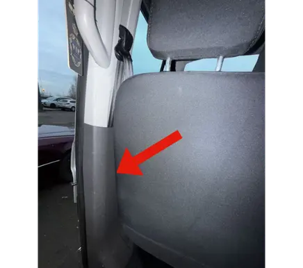 Ford Transit Custom (B) pillar trim (bottom) BK21V243W07