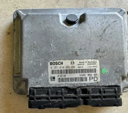 Opel Zafira A Engine control unit/module 24417169 28SA9999 0281010268