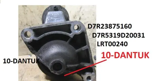 Renault Laguna II Starter motor D7R23875160 D7R5319D20031