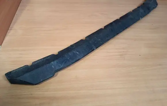 Front bumper foam support bar