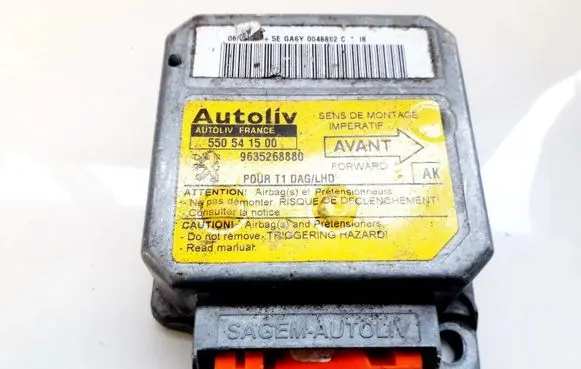 Peugeot 206 Airbag control unit/module 550541500 9635268880