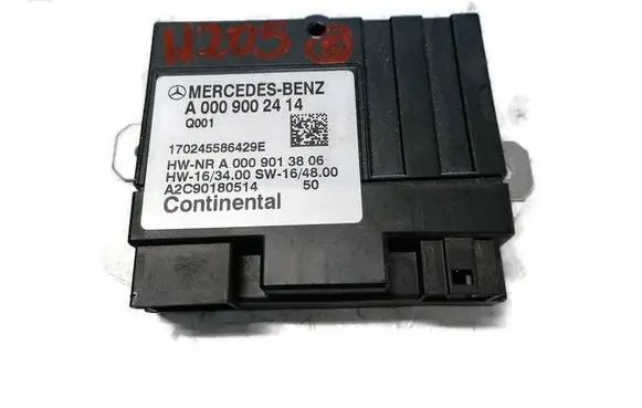 Mercedes-Benz C W205 Fuel injection pump control unit/module A0009002414 A0009013806 170245586429E