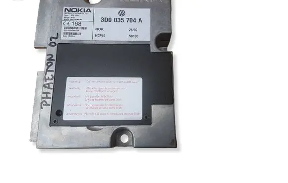Volkswagen Phaeton Phone control unit/module 3D0035704A 0600315 350110200037