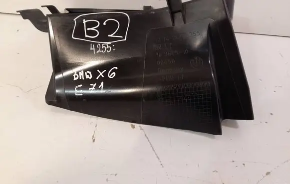 BMW X6 E71 Intercooler air guide/duct channel 51742159355