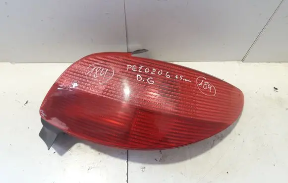 Peugeot 206 Rear/tail lights