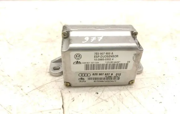 Audi A2 ESP acceleration yaw rate sensor 8Z0907637B 7E0907655A 10098503024