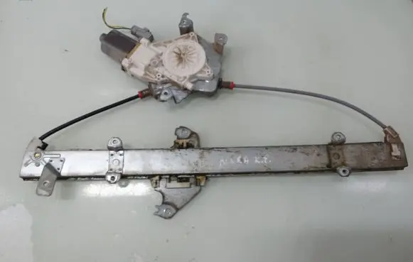 Nissan Micra Front door window regulator with motor 0130822202