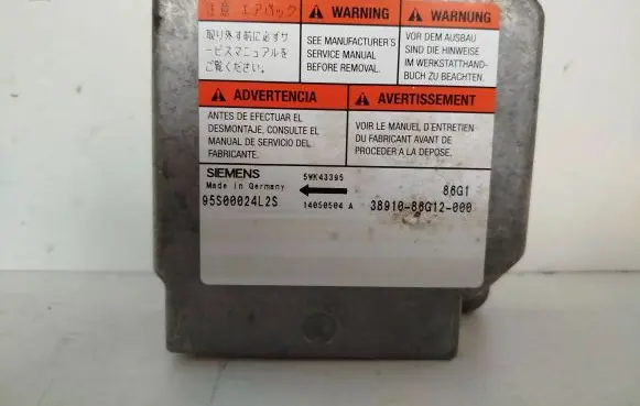Suzuki Ignis Airbag control unit/module 3891086G12000 5WK43395 14050504A