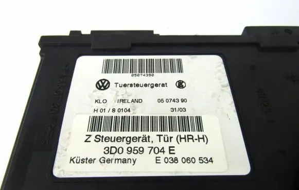 Volkswagen Phaeton Rear door window regulator motor 3D0959704E