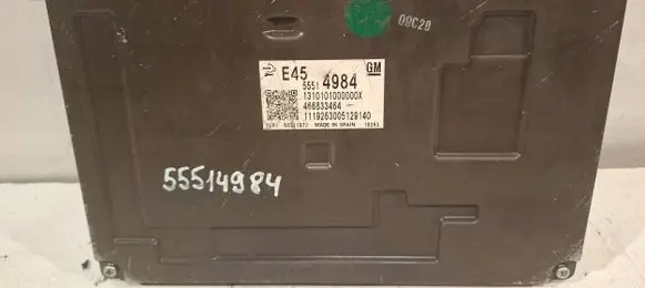 Opel Astra K Engine control unit/module ECU 55514984 466833464 1310101000000X