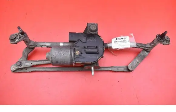 Volkswagen Cross Touran I Front wiper linkage and motor 2K1955023G