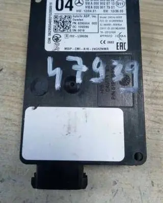 Mercedes-Benz C W205 Blind spot module 0009058802 A0009058802 NE47939