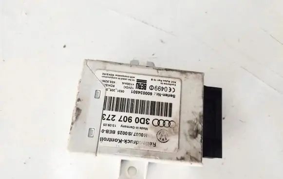 Volkswagen Phaeton Tire pressure control unit 3D0907273