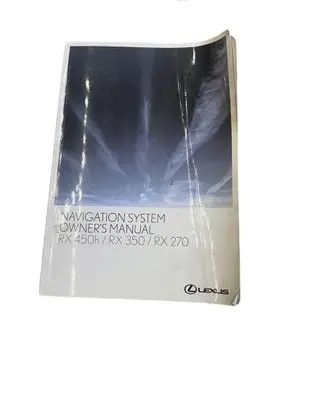 Lexus RX 450H User manual 
