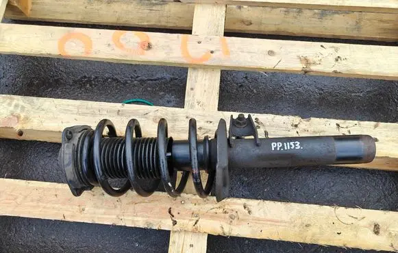 Front shock absorber with coil spring