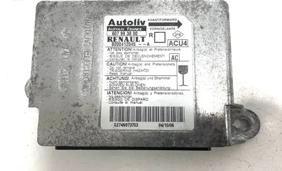 Renault Scenic II - Grand scenic II Airbag control unit/module 8200412045