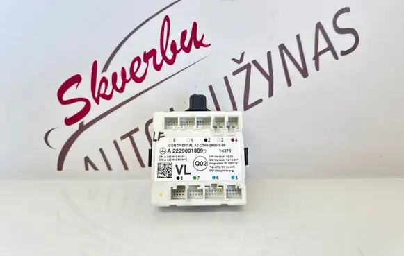 Mercedes-Benz S W222 Door control unit/module A2229001809 A2229015403