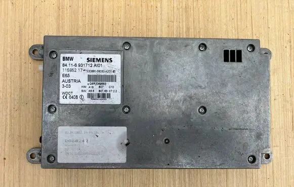 BMW 7 E65 E66 Phone control unit/module 6931712 11585217 Q6R3369683