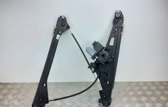 Front door window regulator with motor