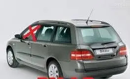 Fiat Stilo Front door window glass four-door 46784990