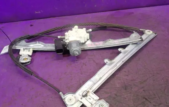 Front door window regulator with motor