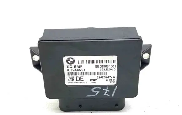BMW X3 F25 Rear brake EMF control unit/module EB685084601 32620247