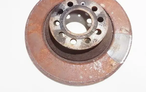 Audi A6 S6 C6 4F Rear brake disc neventiliuojamas